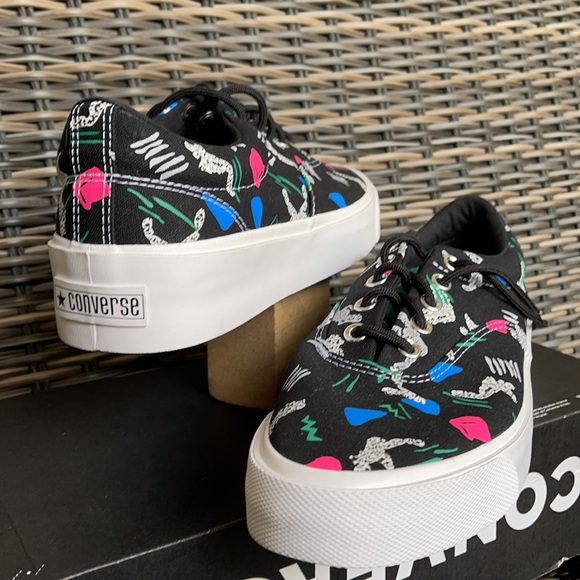 Converse Skid Grip CVO OX Archive Print - Black/Court Green/White MEN`S - Picture 10 of 16